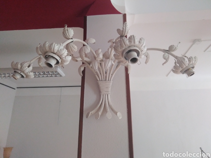 Antig&uuml;edades: Aplique pared 4 luces - Foto 1
