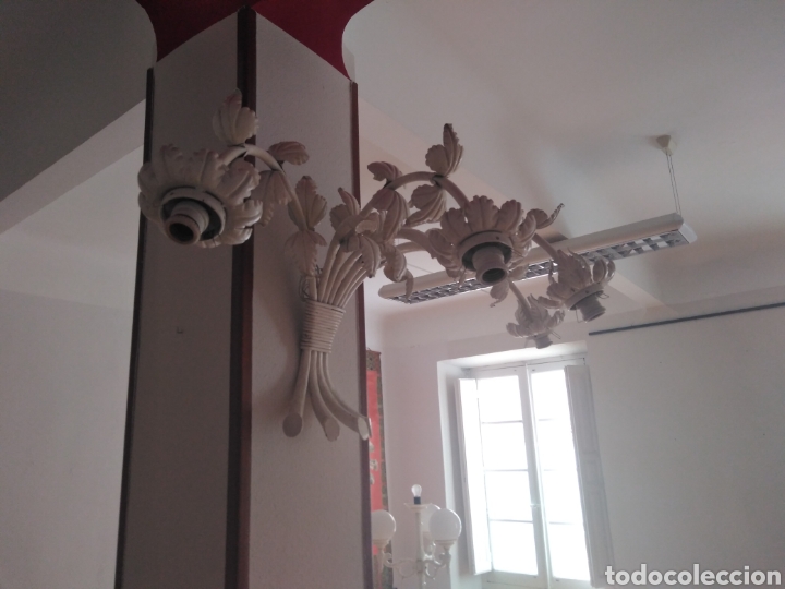 Antig&uuml;edades: Aplique pared 4 luces - Foto 3