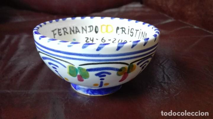 Antig&uuml;edades: Cuenquito de Talavera. - Foto 1