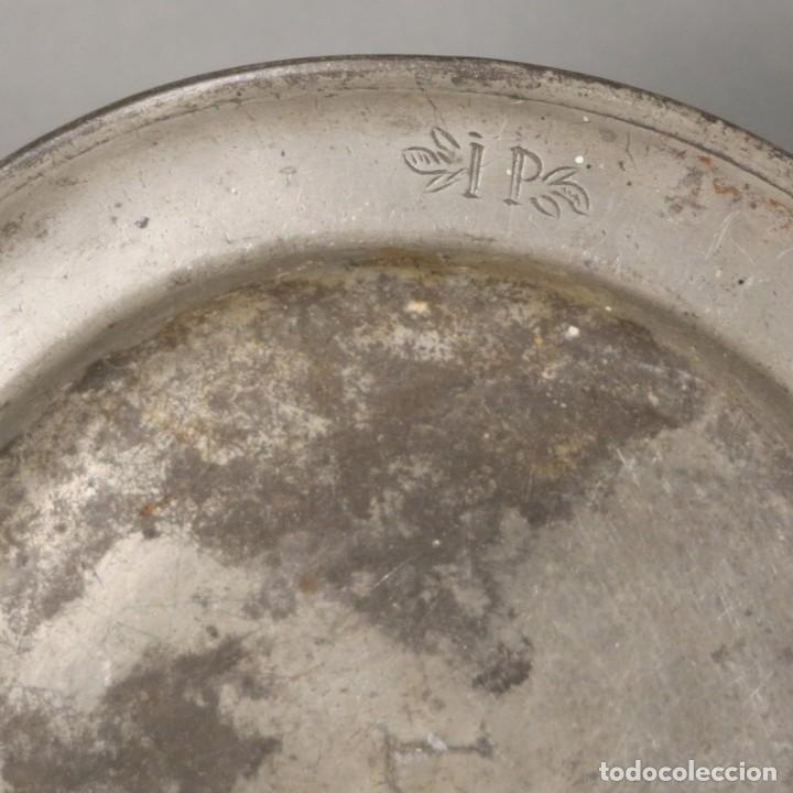 Antig&uuml;edades: ANTIGUO PLATO DE ESTA&Ntilde;O 1850 - 1880 - Foto 2