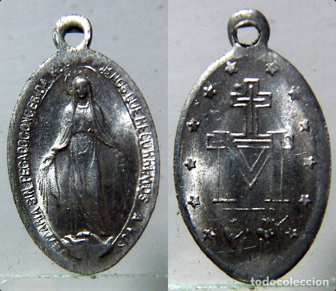 Antig&uuml;edades: MEDALLA RELIGIOSA DE LA VIRGEN MARIA - Foto 1