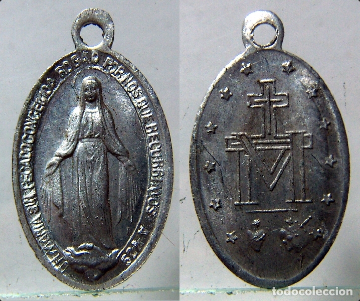 Antig&uuml;edades: MEDALLA RELIGIOSA DE LA VIRGEN MARIA - Foto 1