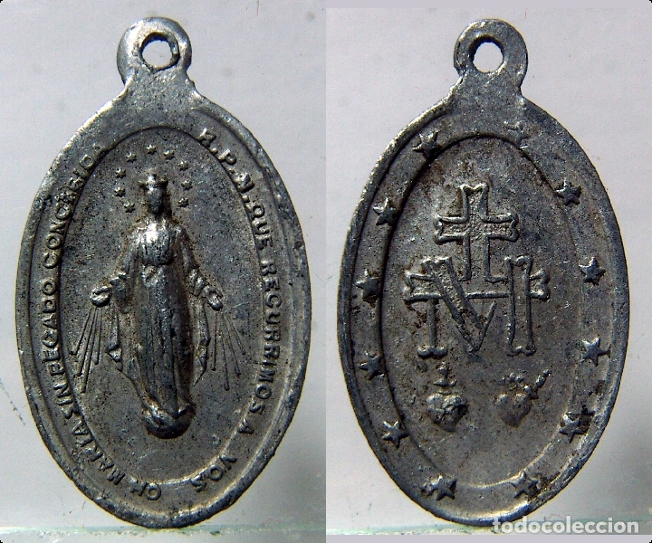 Antig&uuml;edades: MEDALLA RELIGIOSA DE LA VIRGEN MARIA - Foto 1