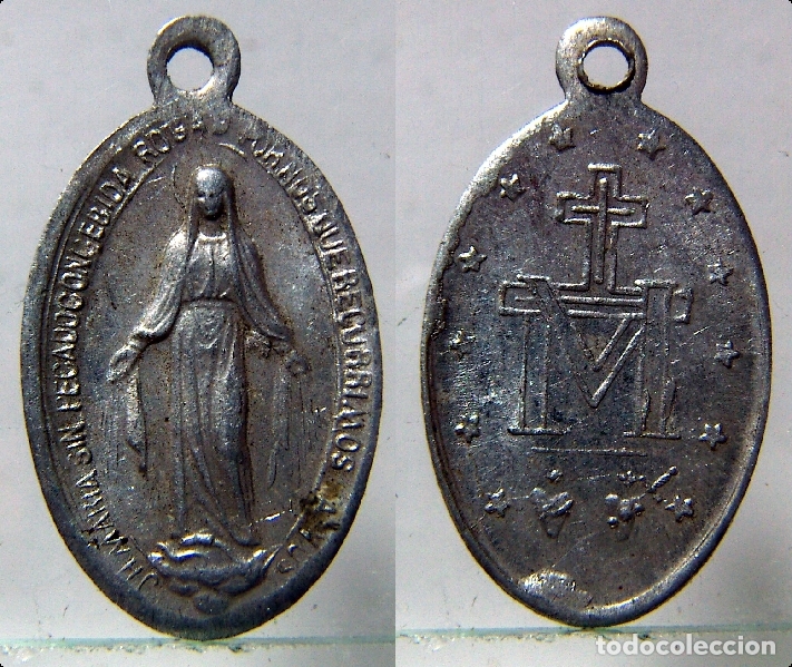 Antig&uuml;edades: MEDALLA RELIGIOSA DE LA VIRGEN MARIA - Foto 1