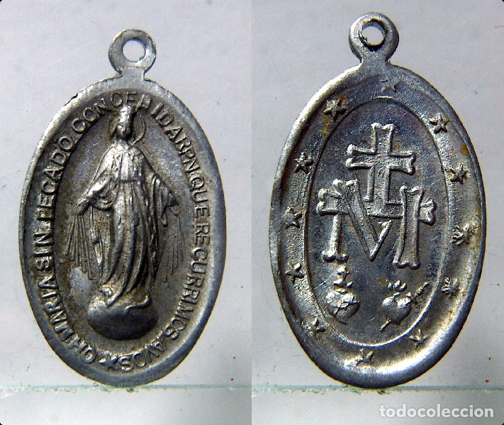Antig&uuml;edades: MEDALLA RELIGIOSA DE LA VIRGEN MARIA - Foto 1