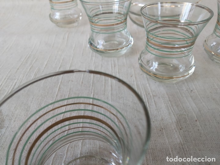 Antig&uuml;edades: LICORERA Y VASOS - JUEGO LICOR - Foto 6