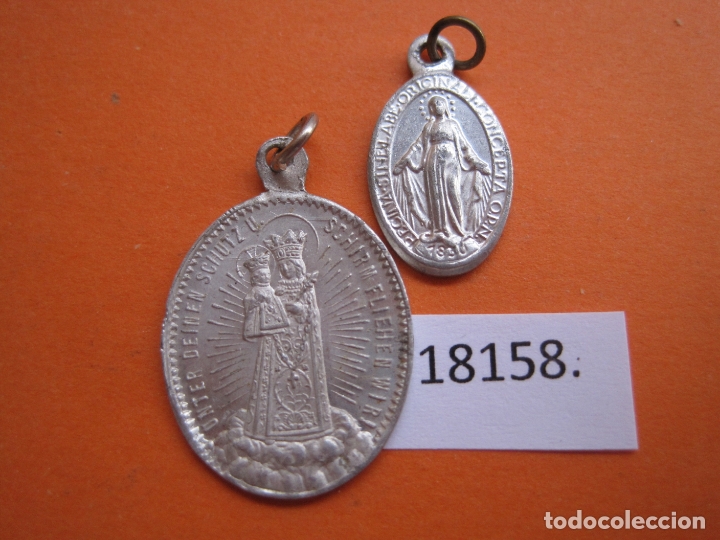 Antig&uuml;edades: medallas religiosas lote 2 - Foto 1