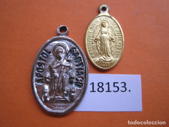 Antig&uuml;edades: medallas religiosas lote 2 - Foto 1