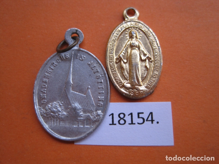 Antig&uuml;edades: medallas religiosas lote 2 - Foto 1