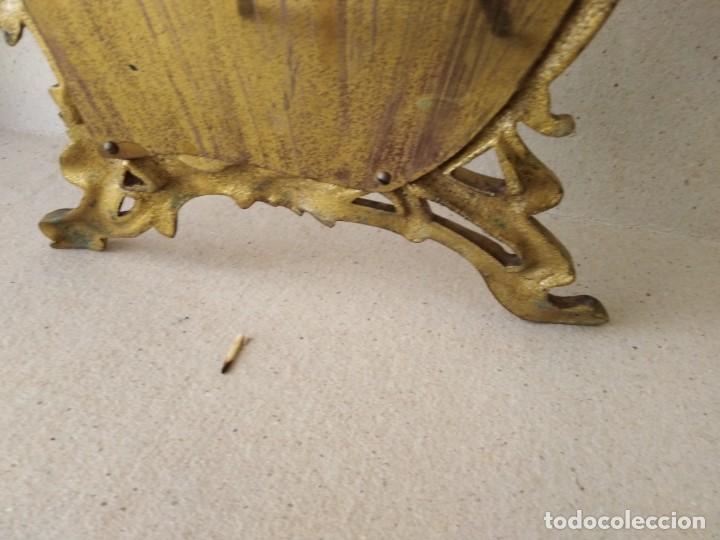Antig&uuml;edades: Espejo de bronce de mesa 50x30ctms 3000gms - Foto 9