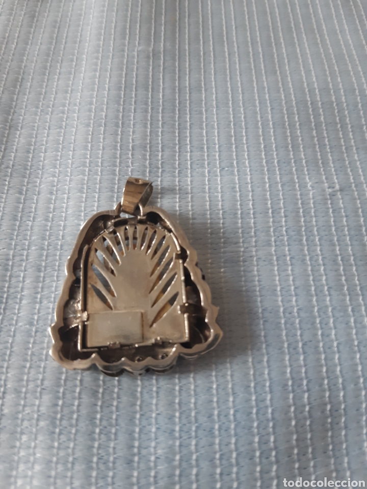 Antig&uuml;edades: MEDALLA DE MARFIL Y PLATA, LAMINADA ORO - Foto 2