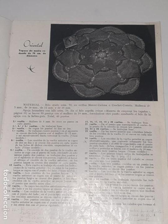Antig&uuml;edades: TAPETES DE MALLA . REVISTA DE TAPETES - Foto 2