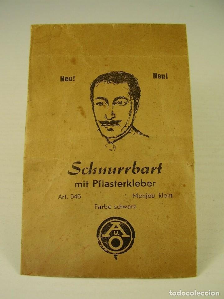 bigote postizo en envoltorio original. años 40 - Compra venta en  todocoleccion