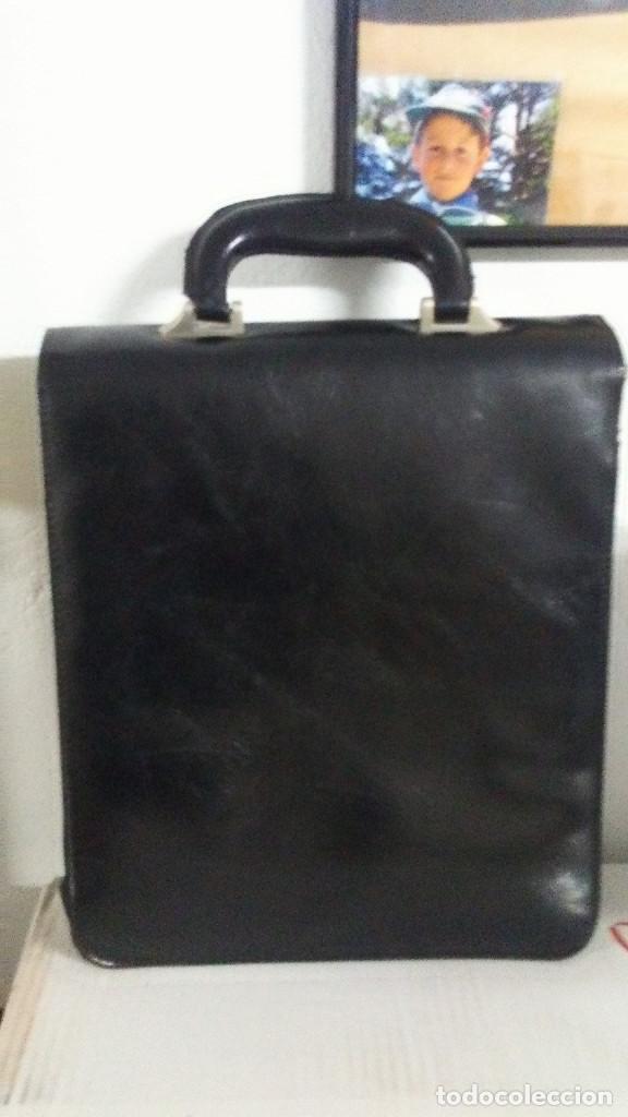 Antig&uuml;edades: CARTERA ANTIGUA PARA DOCUMENTOS (PIEL) - Foto 3