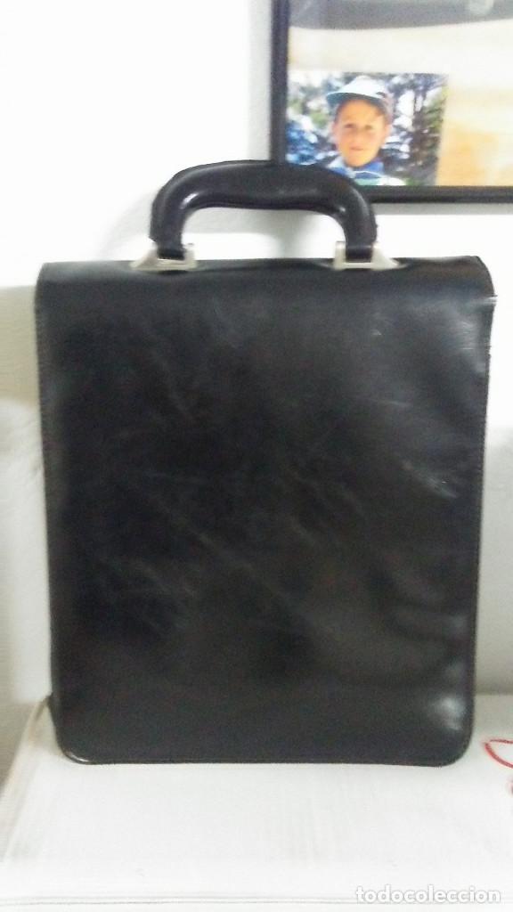 Antig&uuml;edades: CARTERA ANTIGUA PARA DOCUMENTOS (PIEL) - Foto 4