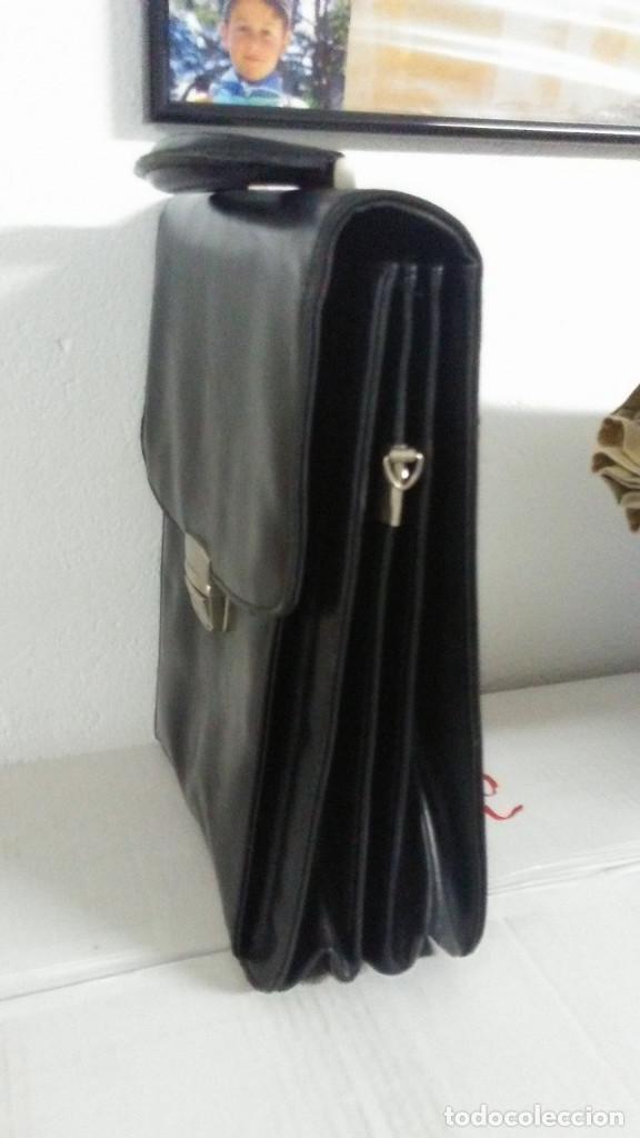 Antig&uuml;edades: CARTERA ANTIGUA PARA DOCUMENTOS (PIEL) - Foto 5