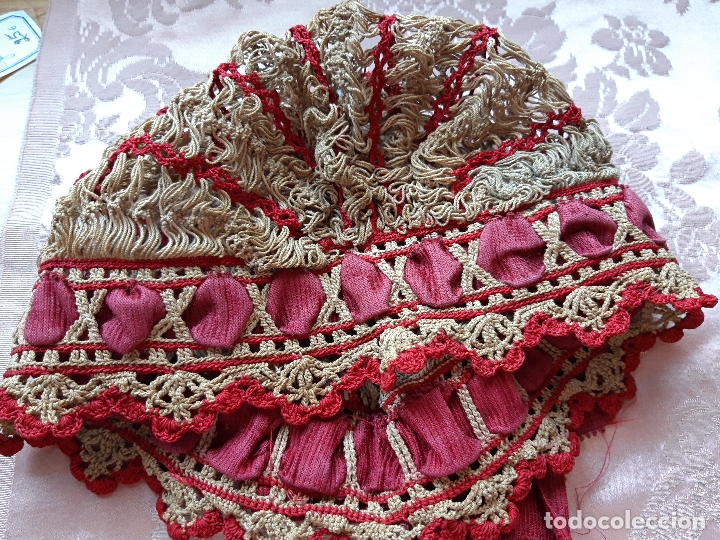 Antig&uuml;edades: Gorro ni&ntilde;o encaje Catalan - Foto 4