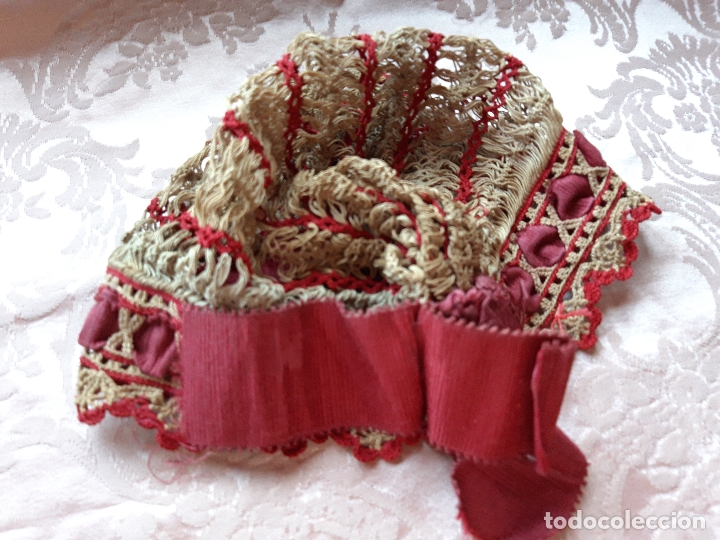 Antig&uuml;edades: Gorro ni&ntilde;o encaje Catalan - Foto 5