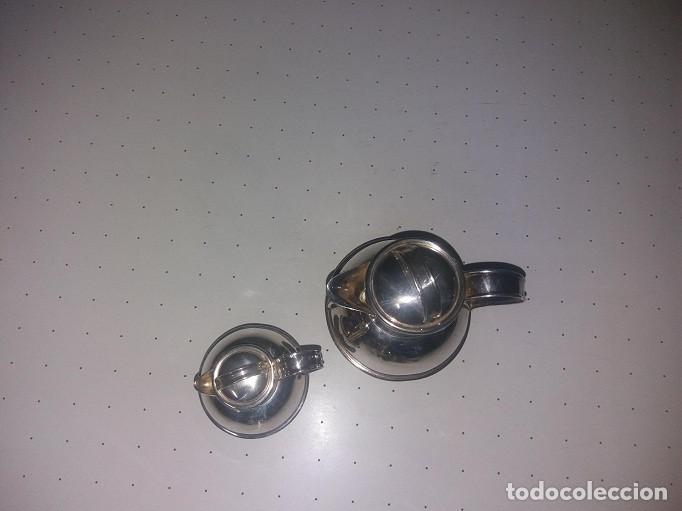 Antig&uuml;edades: LECHERA Y CAFETERA (BA&Ntilde;O DE PLATA) - Foto 2