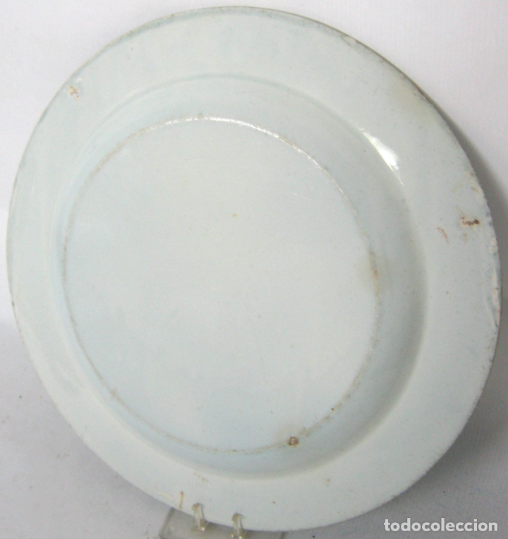 Antig&uuml;edades: Plato Blue Willow s. XVIII - Foto 16