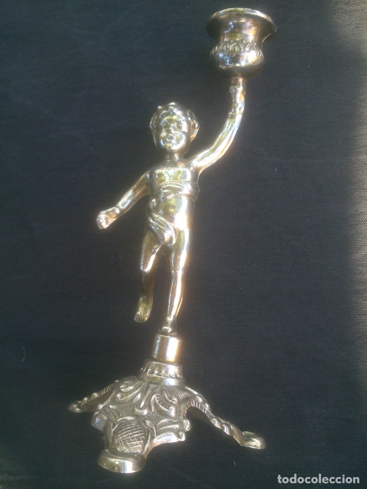 Antig&uuml;edades: VELERO CANDELABRO  QUERUBIN - Foto 1