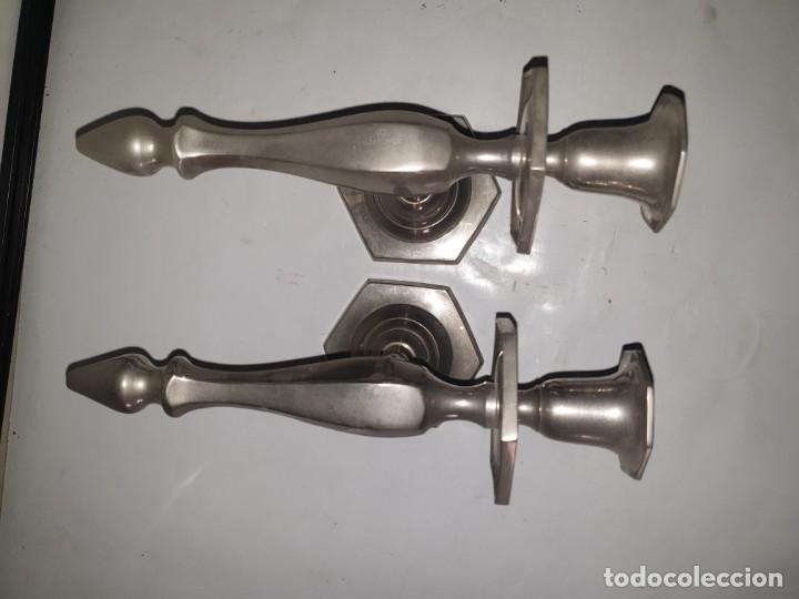 Antig&uuml;edades: PAREJA APLIQUES - Foto 7