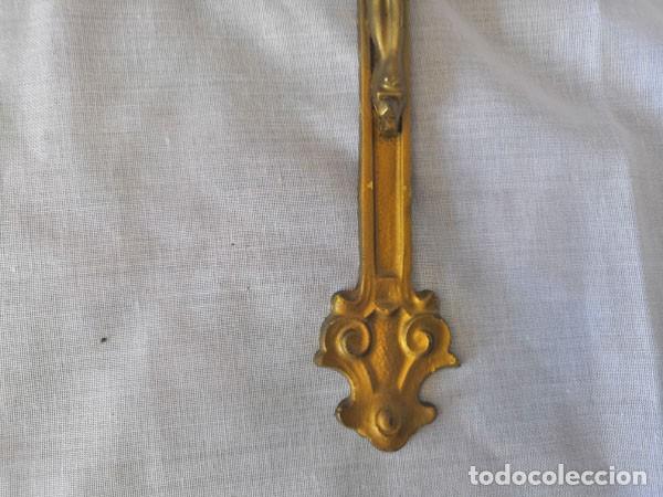 Antig&uuml;edades: ANTIGUO CRUCIFIJO DE BRONZE - Foto 3