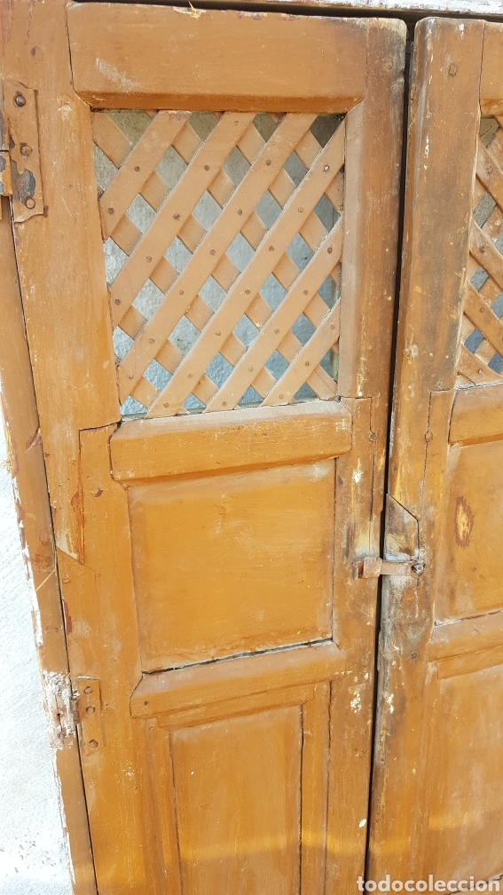 Antig&uuml;edades: Antigua puerta alacena r&uacute;stica - Foto 2