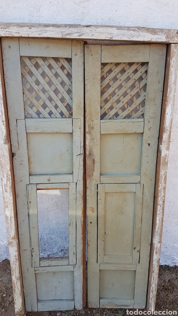 Antig&uuml;edades: Antigua puerta alacena rustica - Foto 3