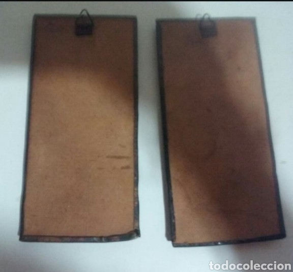 Antig&uuml;edades: Dos cuadros peque&ntilde;os de cobre repujado - Foto 2