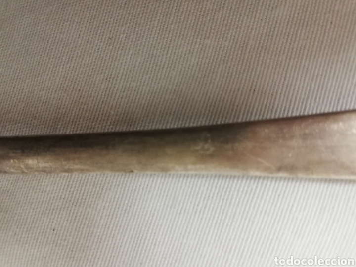 Antig&uuml;edades: CUCHARON EN BA&Ntilde;O DE PLATA. PUNZONADA. 27CM. - Foto 5