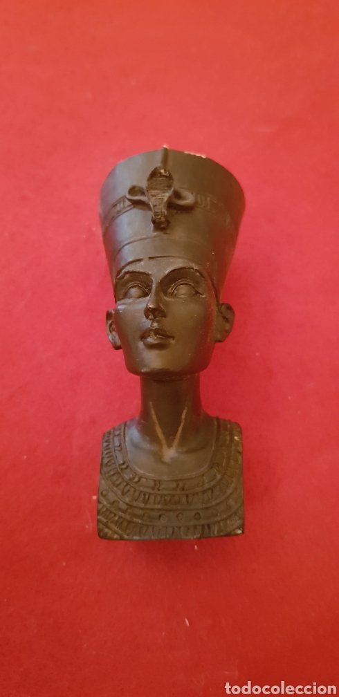 Antig&uuml;edades: Busto de Nefertiti en escayola - Foto 1