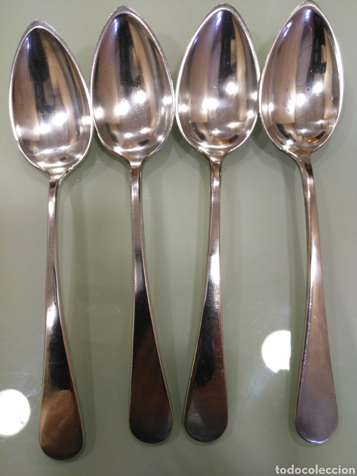 Antig&uuml;edades: 4 colleres de plata menesses - Foto 4