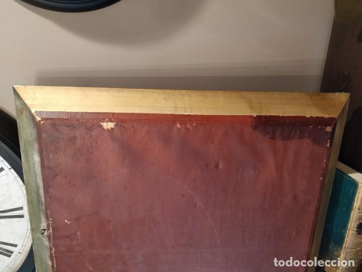 Antig&uuml;edades: ANTIGUO ESPEJO DORADO MADERA Y ESTUCO. - Foto 11