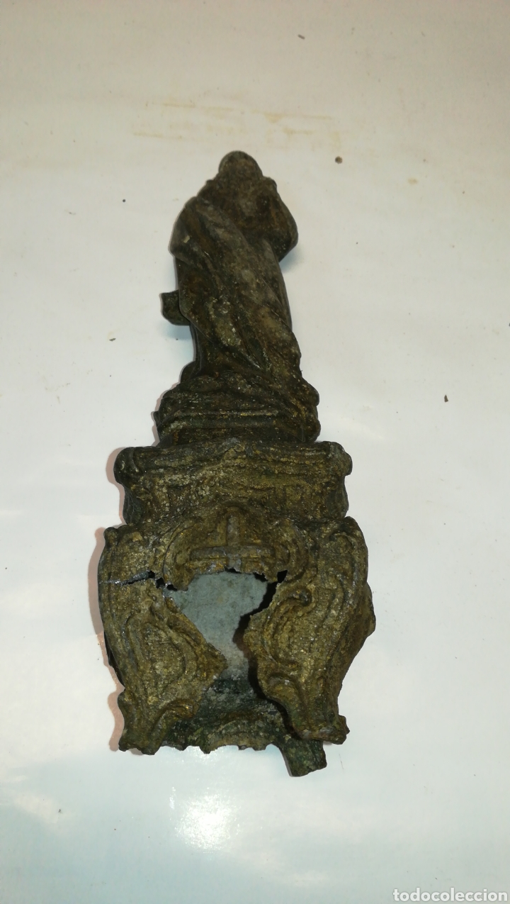 Antig&uuml;edades: Virgen de calamina - Foto 3