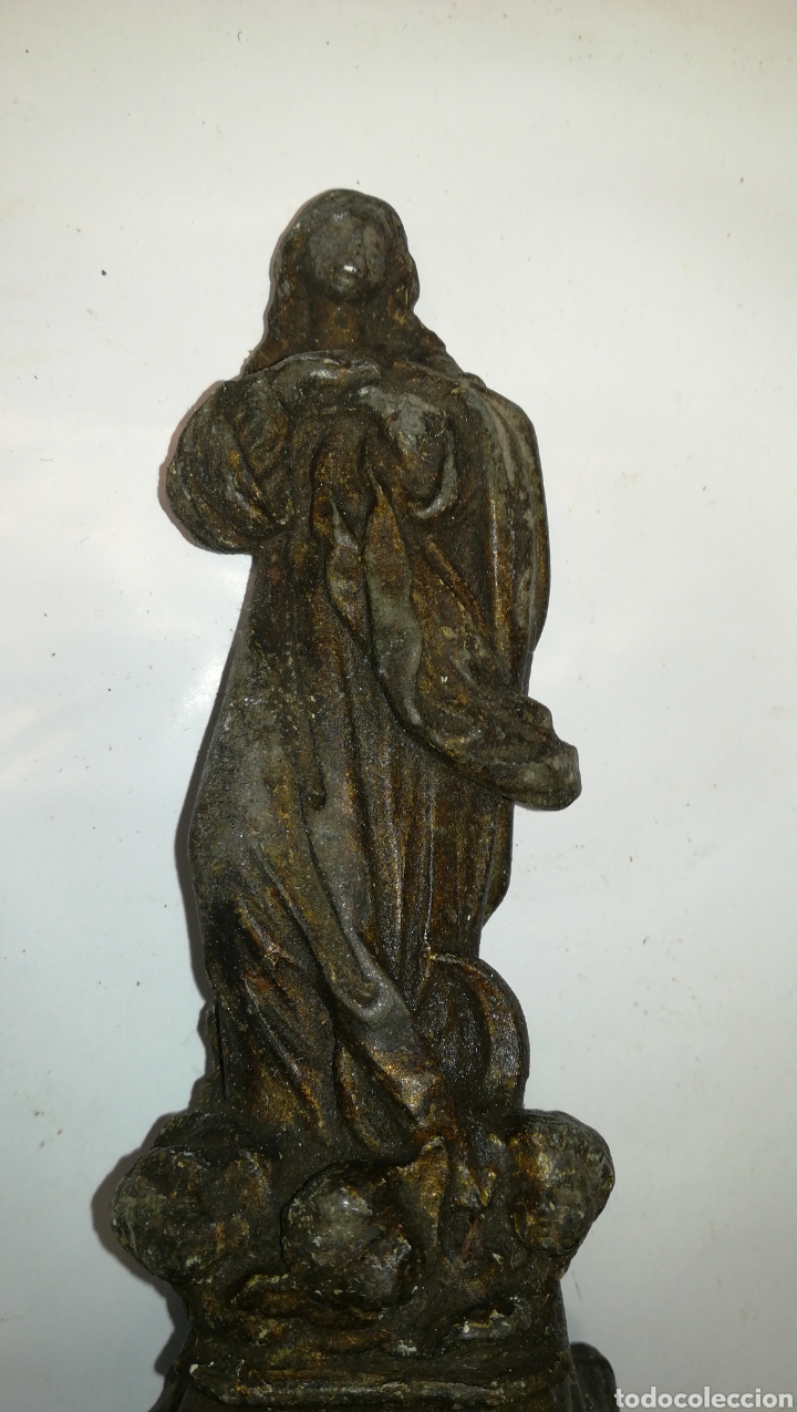 Antig&uuml;edades: Virgen de calamina - Foto 4