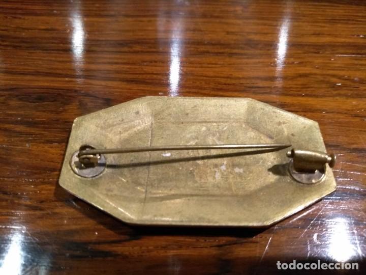 Antig&uuml;edades: Broche estilo modernista de esmalte - Foto 2