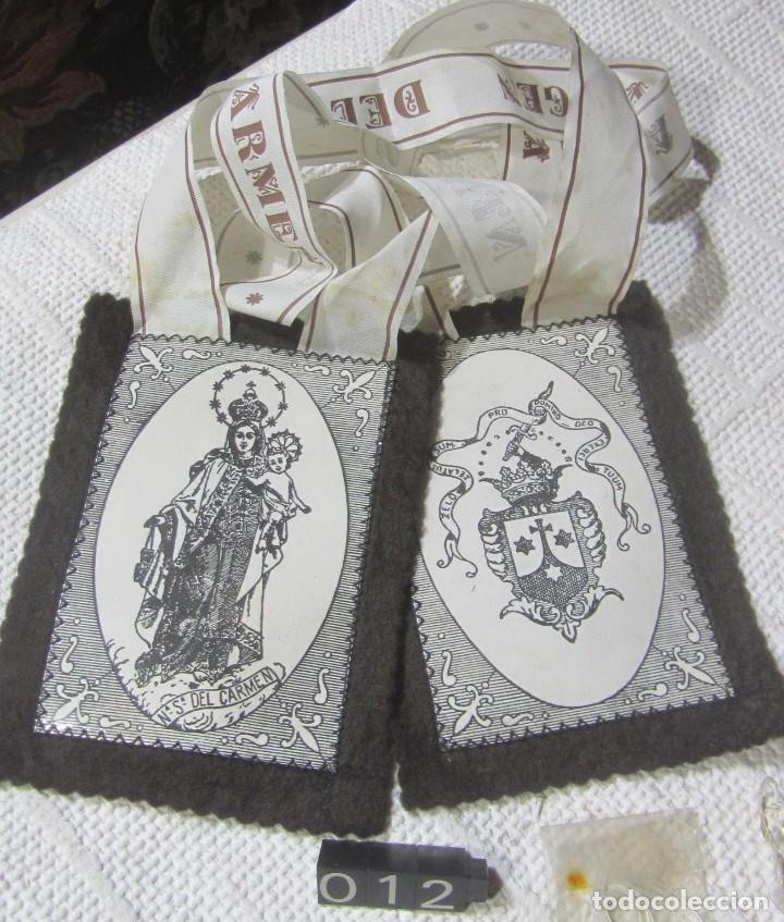 Antig&uuml;edades: ESCAPULARIOS de la VIRGEN del CARMEN - Foto 2