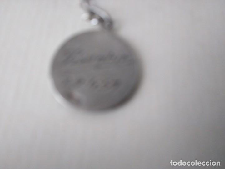 Antig&uuml;edades: Cruz medalla y cadena plata 925 - Foto 6
