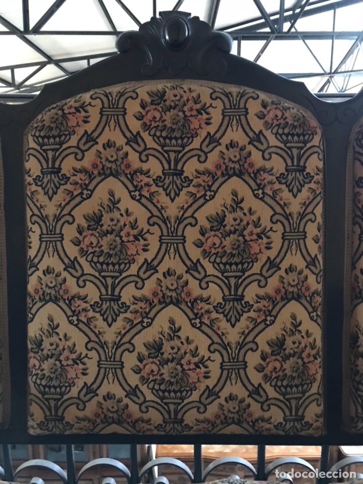 Antig&uuml;edades: Sofa y sillas Isabelino. R 6337 - Foto 3