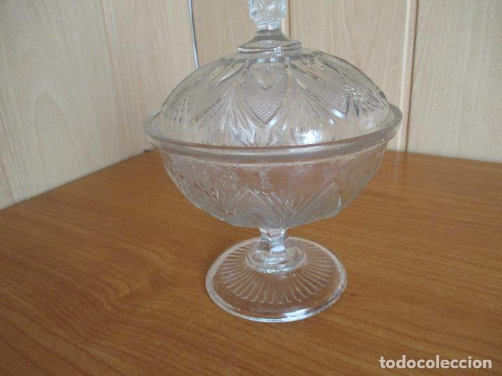 Antig&uuml;edades: COPA EN CRISTAL Y QUE CONSTA DE DOS PIEZAS - Foto 2