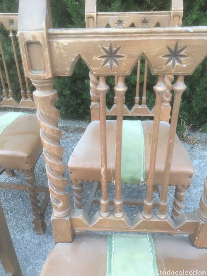 Antig&uuml;edades: SILLAS CASTELLANAS TORNEADAS - Foto 2