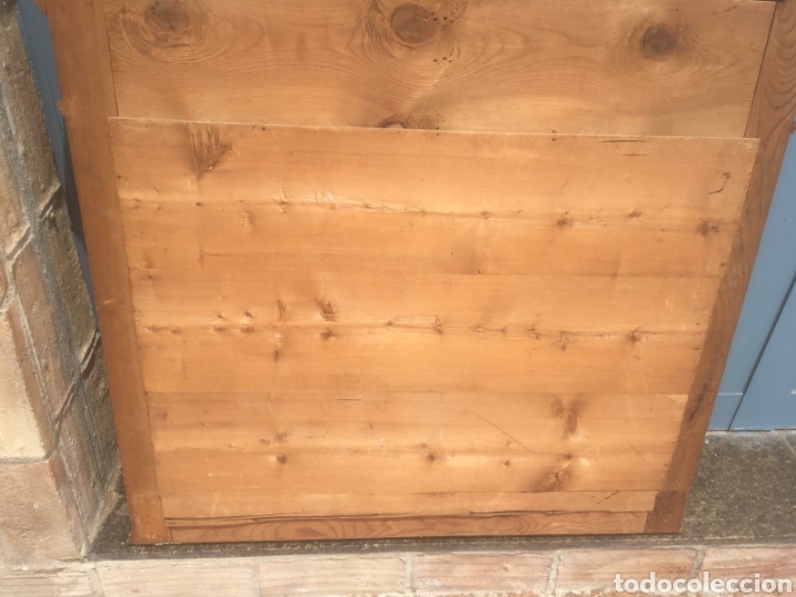 Antig&uuml;edades: ESPEJO MADERA MACIZA TALLADO - Foto 4