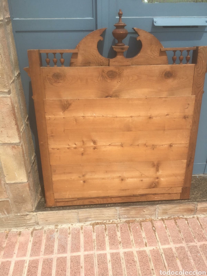 Antig&uuml;edades: ESPEJO MADERA MACIZA TALLADO - Foto 7