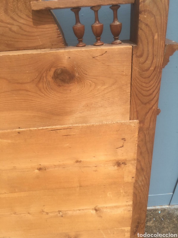 Antig&uuml;edades: ESPEJO MADERA MACIZA TALLADO - Foto 8