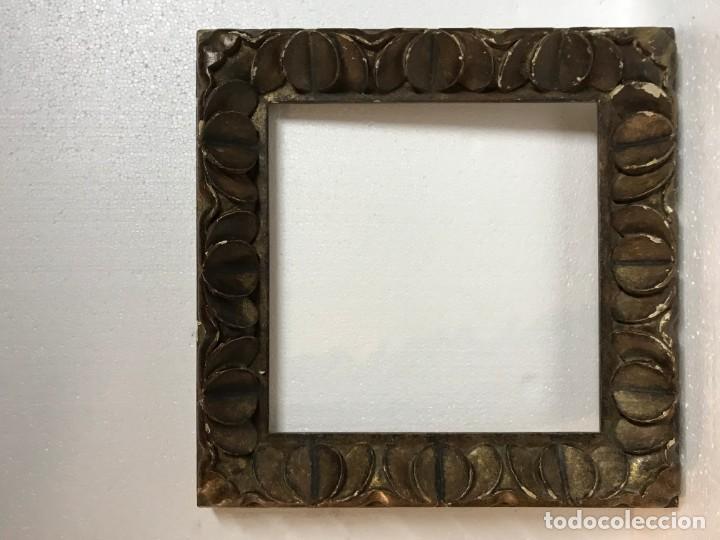 Antig&uuml;edades: MARCO DE CASTA&Ntilde;UELA TALLADO A MANO - Foto 1