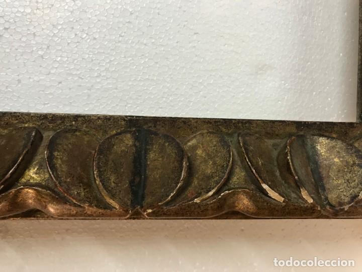 Antig&uuml;edades: MARCO DE CASTA&Ntilde;UELA TALLADO A MANO - Foto 2