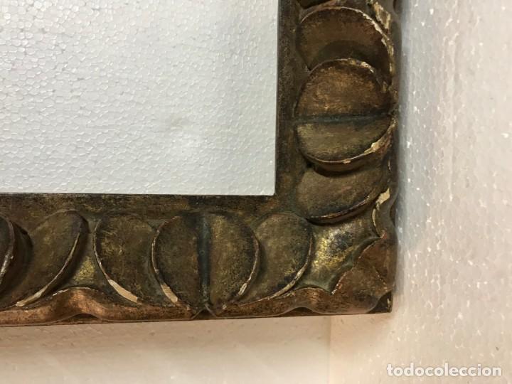 Antig&uuml;edades: MARCO DE CASTA&Ntilde;UELA TALLADO A MANO - Foto 3