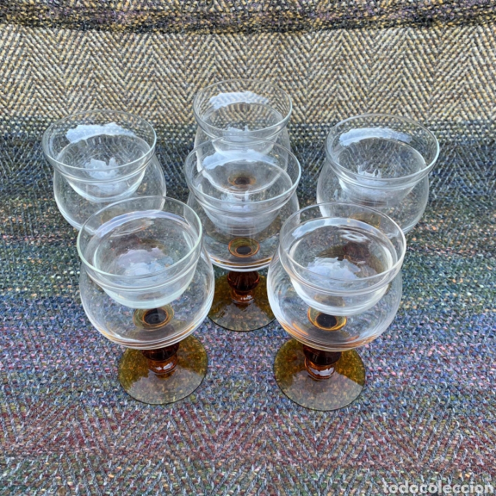 Antig&uuml;edades: Juego de 6 copas - Foto 2