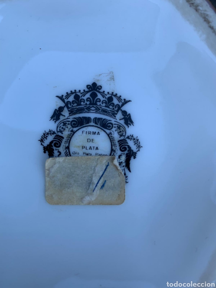 Antig&uuml;edades: Bucaro con ba&ntilde;o en oro - Foto 3
